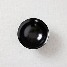 画像をギャラリービューアに読み込む, 後藤睦 葉反鉢4.5寸黒漆
